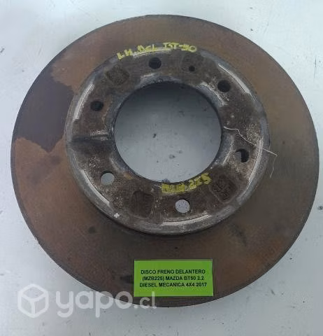 Disco Freno Del (MZB225) Mazda BT50 2.2 2017 Mec