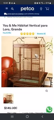 Jaula grande para loros - Imagen 2