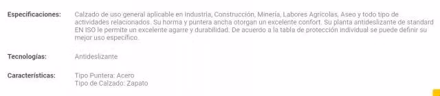 Zapatos de seguridad treck - Imagen 3