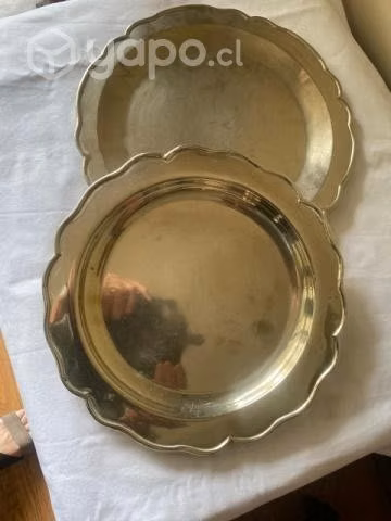 Bandeja y platos de plaque - Imagen 2