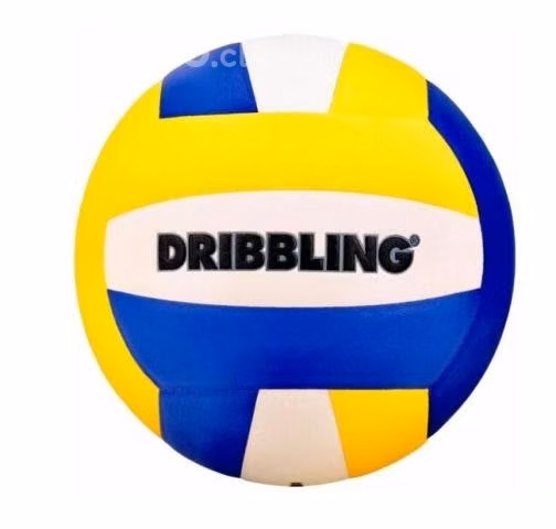 Pelota Volley Classic 1.0 Azul/Amarillo, N° 5, DRB - Imagen 2