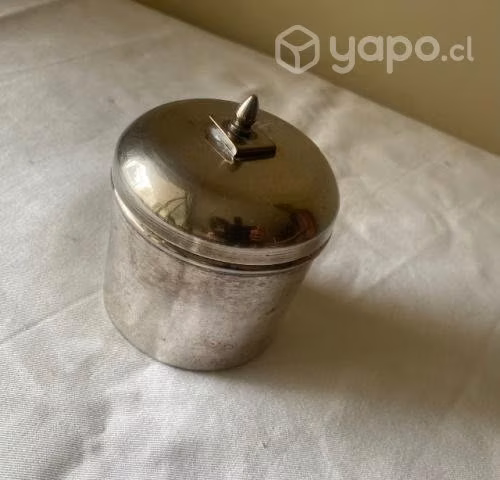 Juego de té 5 piezas + bandeja de plaque. - Imagen 2