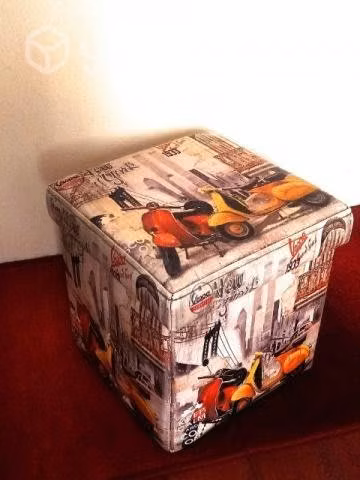 Baul asiento plegable