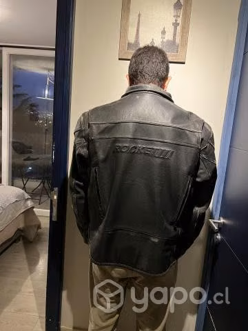 Chaqueta moto de cuero