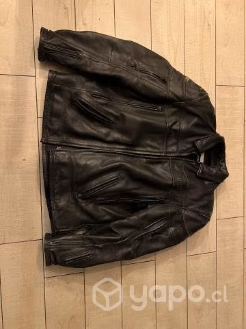 Chaqueta moto de cuero