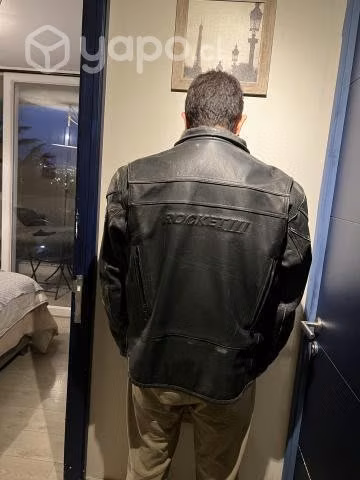 Chaqueta moto de cuero