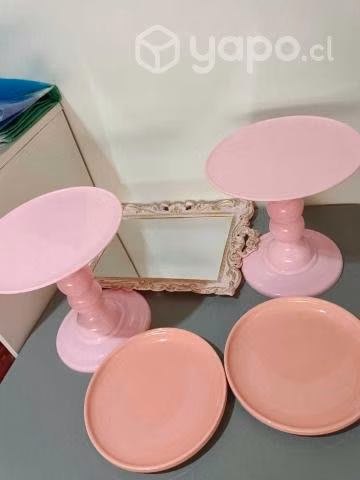 Set de bandejas para fiesta