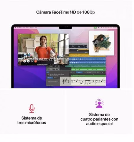 MacBook Air de 13,6", Chip Apple M2 de ocho núcleo