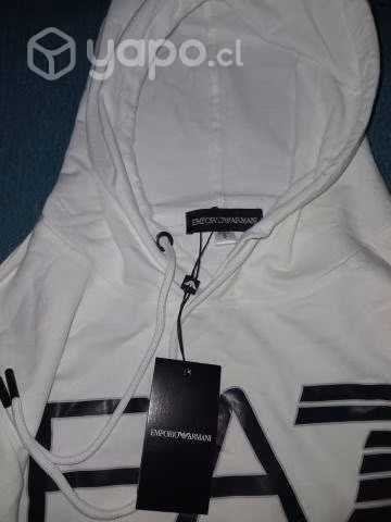 Poleron Blanco Emporio Armani