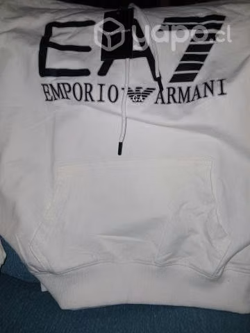 Poleron Blanco Emporio Armani - Imagen 2