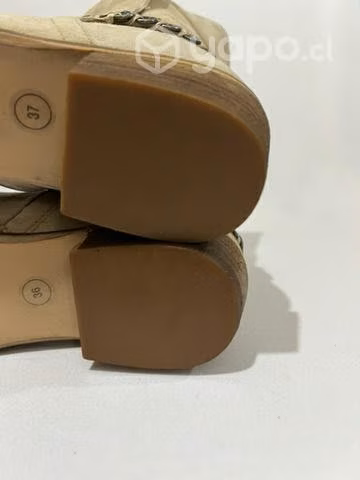 Botín 100% Cuero Marca Dimensión Azul N*37 - Imagen 6