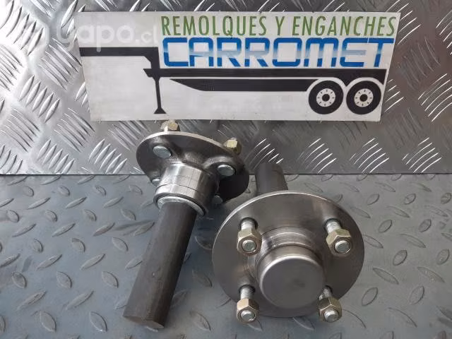 Mazas con muñones 4 x100 para carros de arrastre
