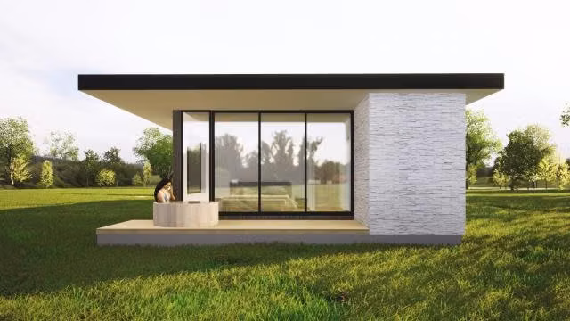 Proyecto en verde (parcela y casa San Rafael-Talca