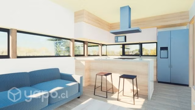 Proyecto en verde (parcela y casa San Rafael-Talca