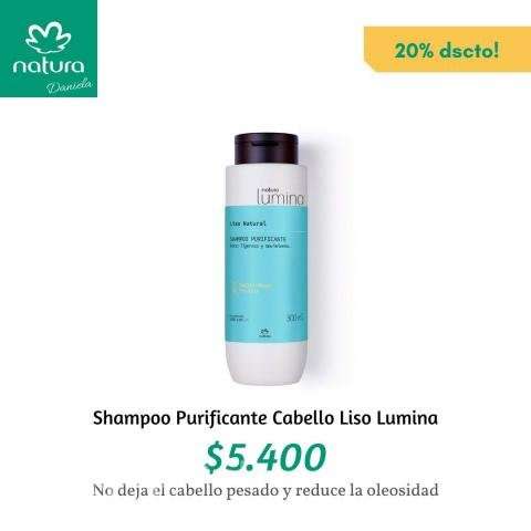 Shampoo y Acondicionador Cabello Liso Lumina - Imagen 2