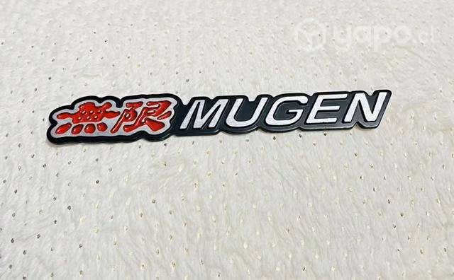 Logo metálico auto honda mugen - Imagen 2