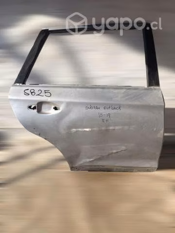 Puerta trasera rh subaru outback 2015-2019