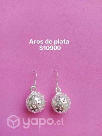 Aros de plata