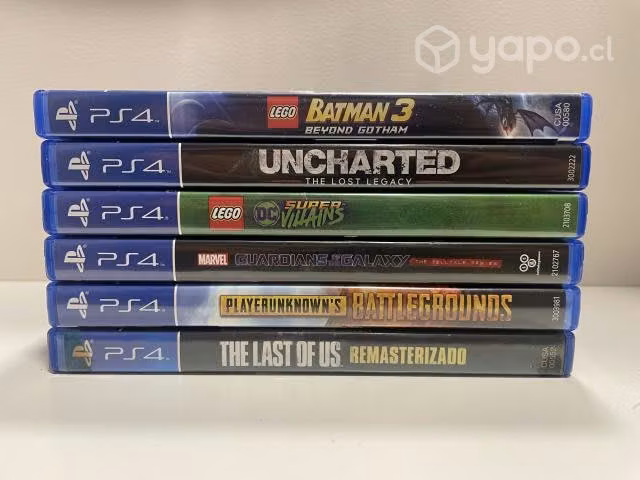 6 Juegos ps4