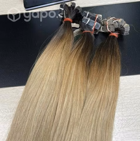 Extensiones de cabello adhesivas natural - Imagen 2