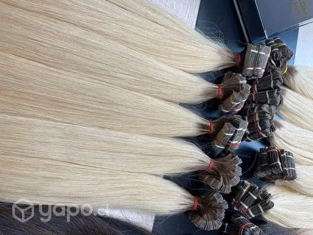 Extensiones de cabello adhesivas natural - Imagen 4