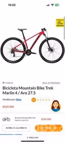 Bicicleta tren Marlin 4 - Imagen 2