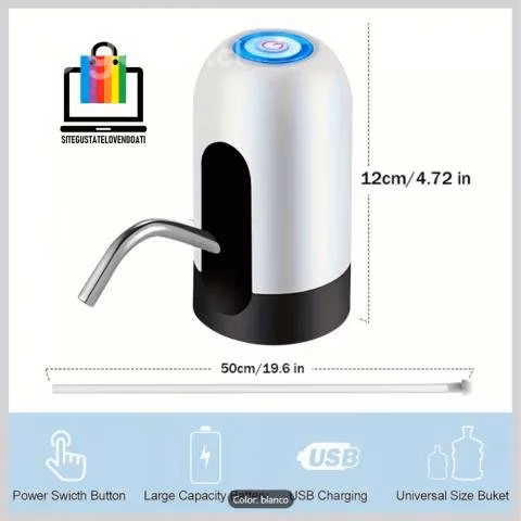 Dispensador de Agua Automático Recargable con USB