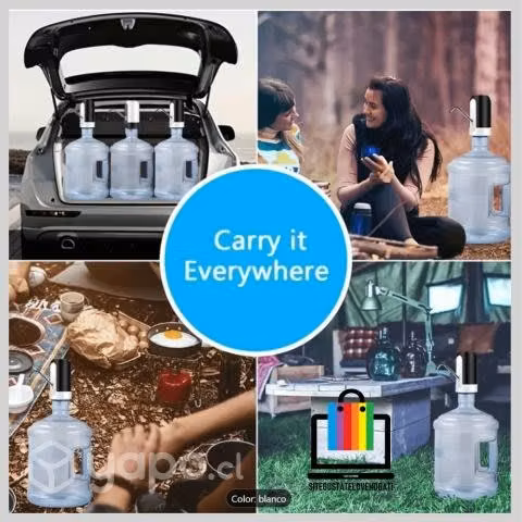 Dispensador de Agua Automático Recargable con USB