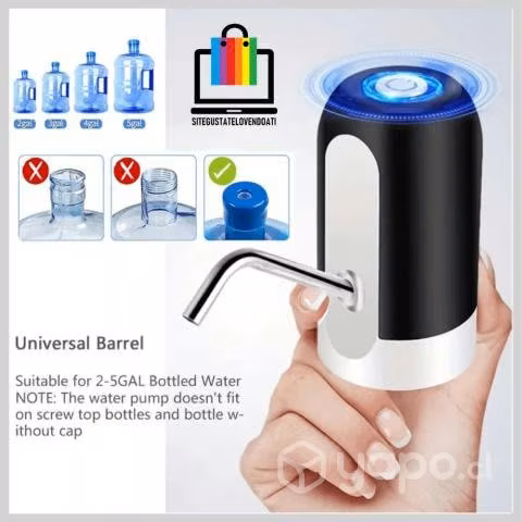 Dispensador de Agua Automático Recargable con USB