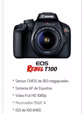 Cámara Fotográfica Canon...kit completo