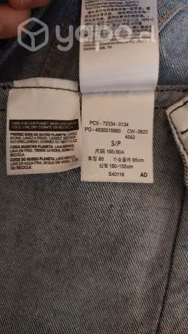 Chaquete mezclilla Levi's