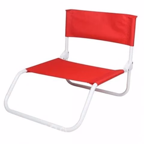 Silla de descanso plegable rojo