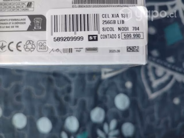 Xiaomi 13t 256gigas, 12GB RAM SELLADO LIBERADO
