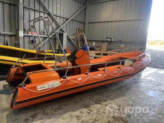 Bote hdpe tipo zodiac 5.6 mt