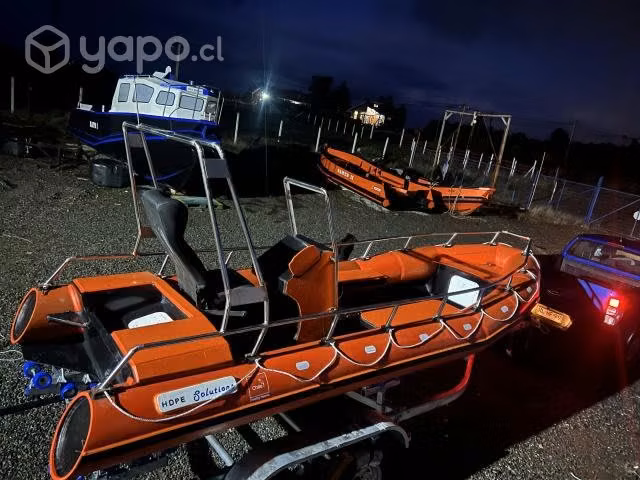 Bote hdpe tipo zodiac 5.6 mt