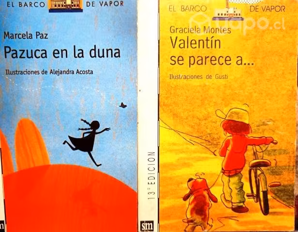 "el barco de vapor" 5 libros