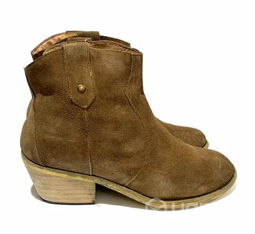 Botín Vaquero Cuero (reno) Marca Tatienne N°38.5