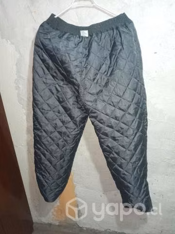 Pantalón térmico impermeable acolchado talla L