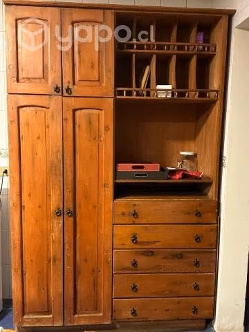 Mueble - closet de madera pino oregon americano