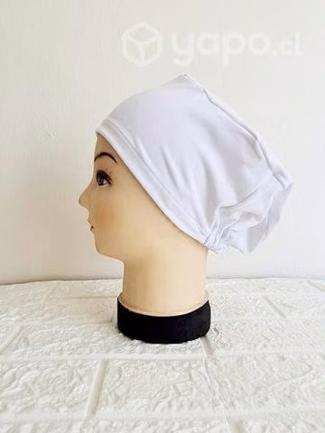 Cofia blanca unisex cocina y clinica
