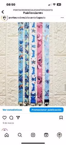 Lanyards distintos modelos por unidad