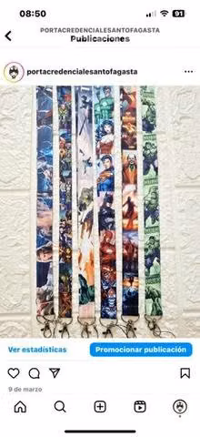 Lanyards distintos modelos por unidad