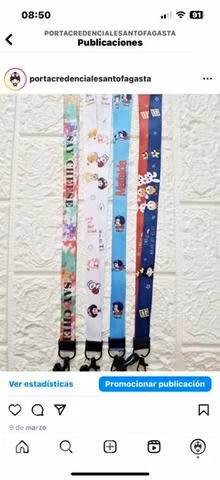 Lanyards distintos modelos por unidad