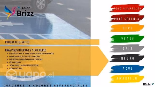 PINTURA ALTO TRAFICO (TINETA 16) ColorBrizz