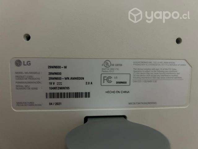 Monitor LG 29WN600-W - Imagen 3