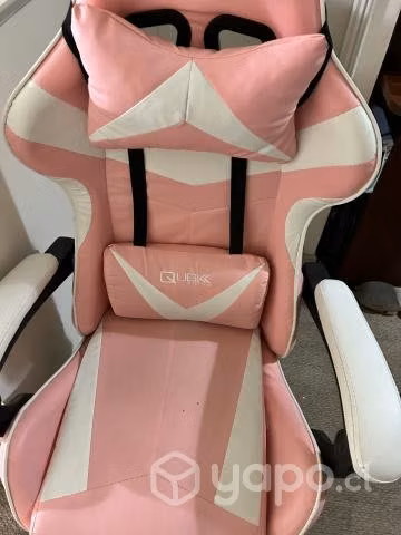 Silla gamer rosada - Imagen 2