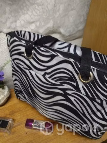Cartera mediana estampado de cebra - Imagen 2
