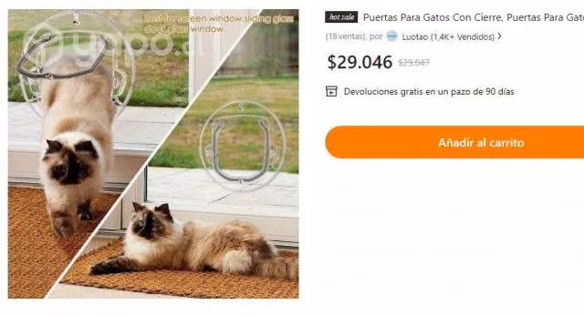 Puerta para gatos y perros - Imagen 4