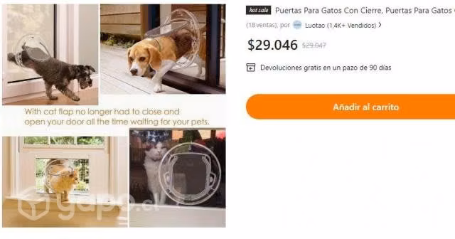Puerta para gatos y perros - Imagen 3