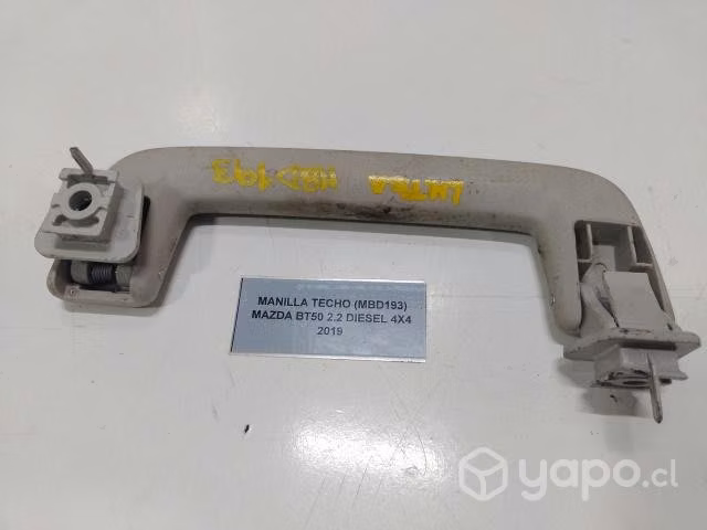 Manilla Techo (MBD193) Mazda BT50 2.2 Diesel 2019